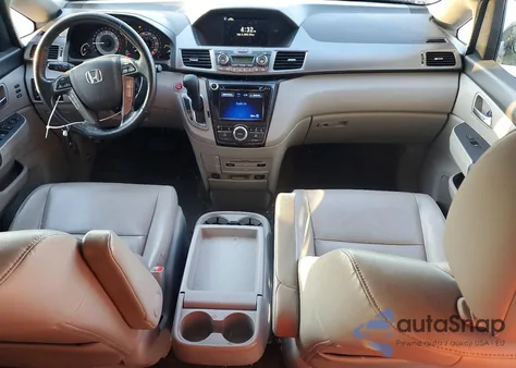 2014 Honda Odyssey Touring from USA, damaged, VIN 5FNRL5H97EB006255